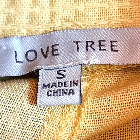 🎁Love Tree Ivory Linen Drawstring PaperBag Shorts & SHEIN Leopard print tank- S - Picture 2 of 16